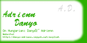 adrienn danyo business card